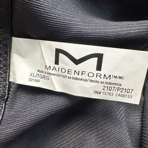 Maidenform Firm Control Tummy Solutions Hi-Waist Boyshort Shapewear Black XL